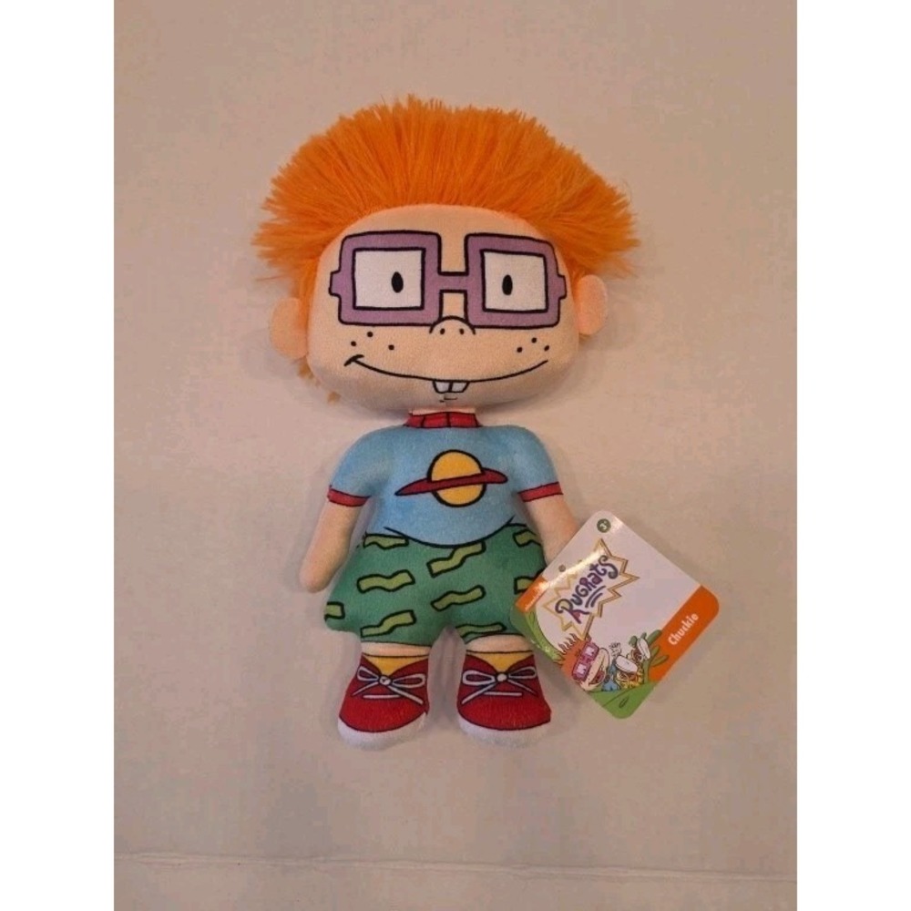 Nickelodeon Rugrats SOFT CHUCKIE 11" Plush STUFFED NWT ANIMAL TOY NEW w/ TAG